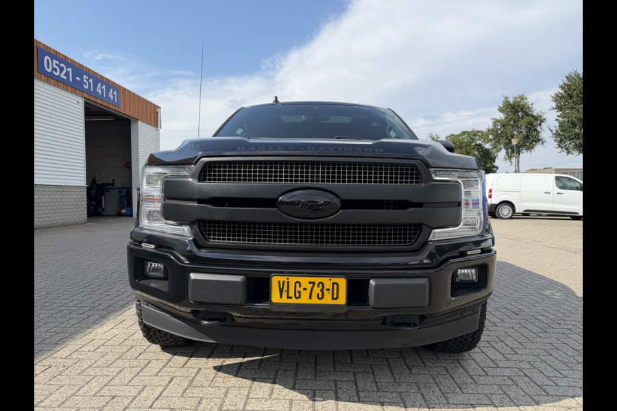 Ford USA F-150 3.5 V6 Ecoboost SuperCrew / Harley Davidson Platinum / vaste prijs rijklaar € 47.950 marge / geen btw / euro 6 / bedslide / uitlaatklep / trekhaak 3500 kg / lease vanaf € 782