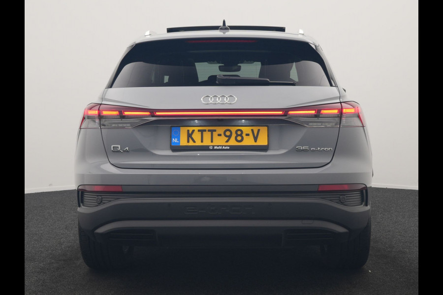 Audi Q4 e-tron 35 Advanced edition 55 kWh 170pk Dealer O.H. | SOH 91.9% | Panodak | Adaptive Cruise | Camera | Sonos Audio | Matrix LED | Sportstoelen Verwarmd | Apple Carplay | Sfeerverlichting | DAB | Virtual | 19"L.M |