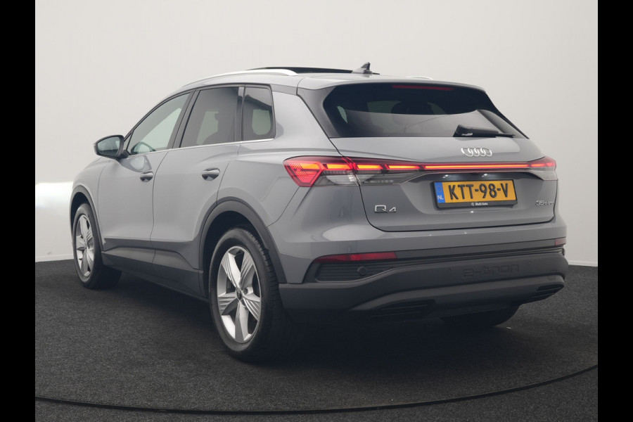 Audi Q4 e-tron 35 Advanced edition 55 kWh 170pk Dealer O.H. | SOH 91.9% | Panodak | Adaptive Cruise | Camera | Sonos Audio | Matrix LED | Sportstoelen Verwarmd | Apple Carplay | Sfeerverlichting | DAB | Virtual | 19"L.M |
