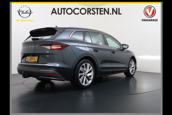 Škoda ENYAQ iV 80 204PK SOH 93% Trekhaak Camera Stuurverwarming Navi Apple Carplay Android Auto Pdc P-Assist Lmv Led Isofix DAB Keyless-go Bluetooth Rijstrooksensor 1.000KG Trekgewicht 1e Eigenaar Dealeronderhouden
