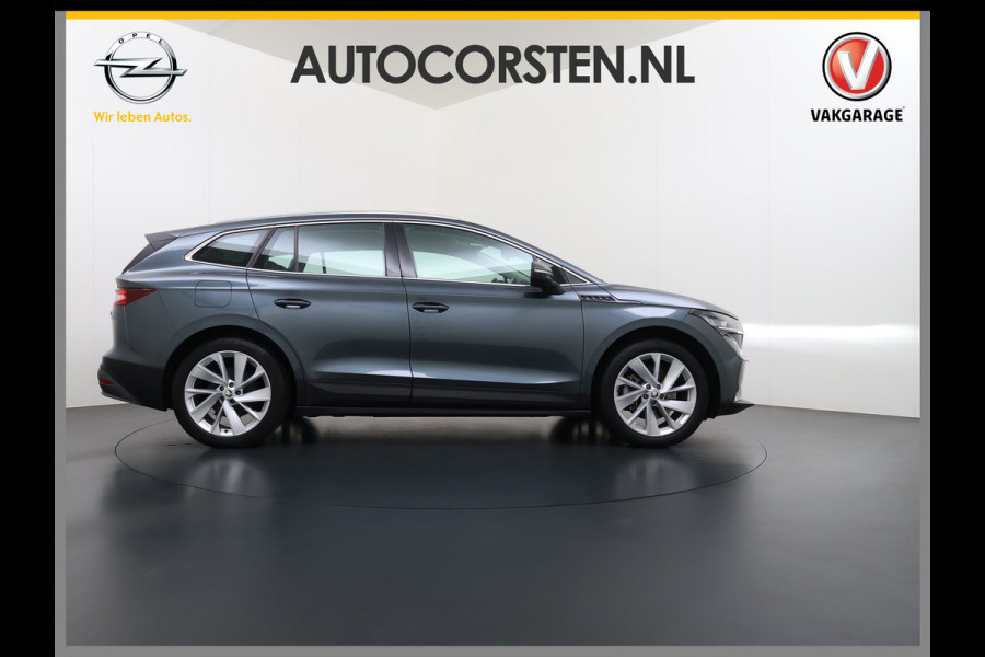 Škoda ENYAQ iV 80 204PK SOH 93% Trekhaak Camera Stuurverwarming Navi Apple Carplay Android Auto Pdc P-Assist Lmv Led Isofix DAB Keyless-go Bluetooth Rijstrooksensor 1.000KG Trekgewicht 1e Eigenaar Dealeronderhouden