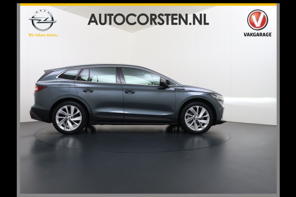 Škoda ENYAQ iV 80 204PK SOH 93% Trekhaak Camera Stuurverwarming Navi Apple Carplay Android Auto Pdc P-Assist Lmv Led Isofix DAB Keyless-go Bluetooth Rijstrooksensor 1.000KG Trekgewicht 1e Eigenaar Dealeronderhouden