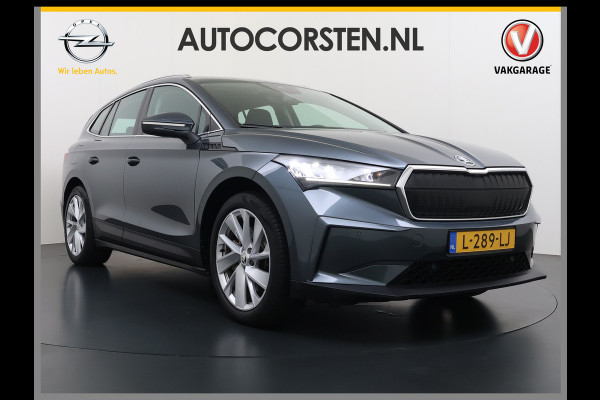 Škoda ENYAQ iV 80 204PK SOH 93% Trekhaak Camera Stuurverwarming Navi Apple Carplay Android Auto Pdc P-Assist Lmv Led Isofix DAB Keyless-go Bluetooth Rijstrooksensor 1.000KG Trekgewicht 1e Eigenaar Dealeronderhouden
