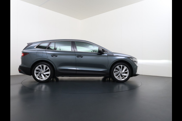 Škoda ENYAQ iV 80 204PK SOH 93% Trekhaak Camera Stuurverwarming Navi Apple Carplay Android Auto Pdc P-Assist Lmv Led Isofix DAB Keyless-go Bluetooth Rijstrooksensor 1.000KG Trekgewicht 1e Eigenaar Dealeronderhouden