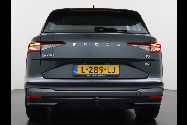 Škoda ENYAQ iV 80 204PK SOH 93% Trekhaak Camera Stuurverwarming Navi Apple Carplay Android Auto Pdc P-Assist Lmv Led Isofix DAB Keyless-go Bluetooth Rijstrooksensor 1.000KG Trekgewicht 1e Eigenaar Dealeronderhouden