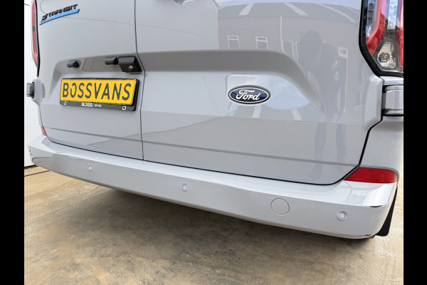 Ford E-Transit Custom 65 kWh 218PK Elektrisch 344km WLTP 2300kg Trekvermogen BEV Snelladen Stoelverwarming LED Cruise Control Camera Carplay Parkeersensoren v+a