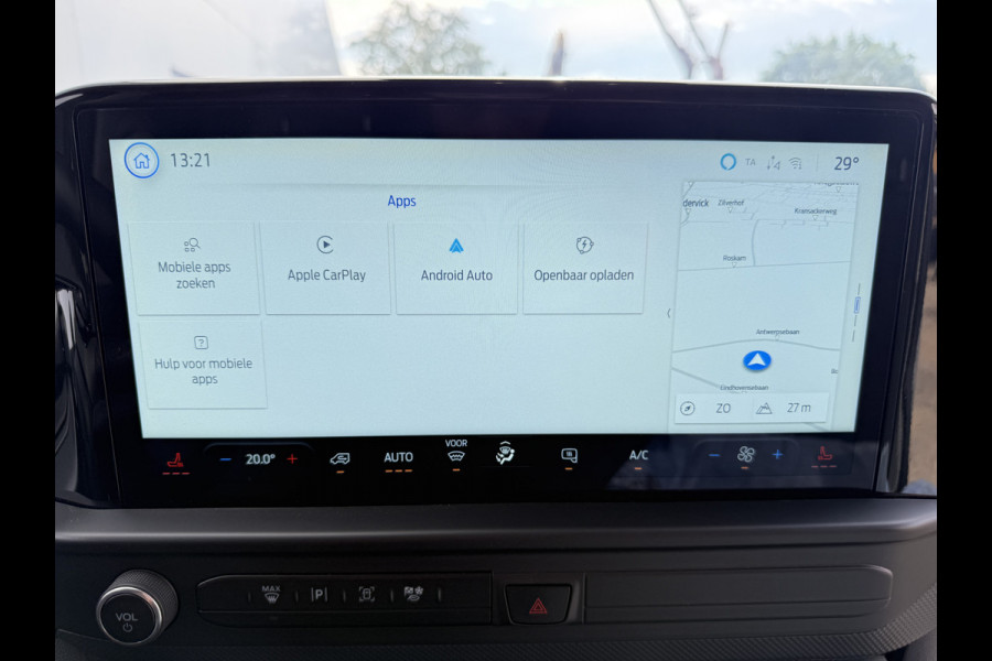 Ford E-Transit Custom 65 kWh 218PK Elektrisch 344km WLTP 2300kg Trekvermogen BEV Snelladen Stoelverwarming LED Cruise Control Camera Carplay Parkeersensoren v+a