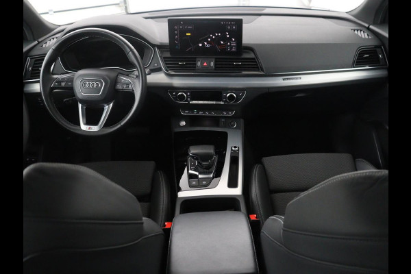 Audi Q5 50 TFSI e S edition | SOH 83,1% | Half leder | Stoelverwarming | Drive select | Adaptive cruise | Navigatie | Carplay | 360 camera | Park assist | Climate control | Elektrische achterklep