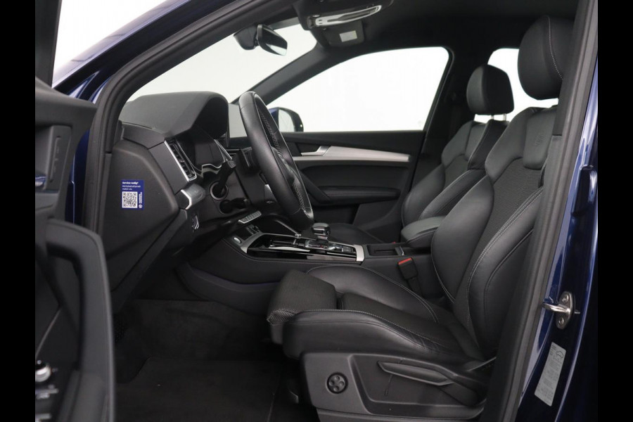 Audi Q5 50 TFSI e S edition | SOH 83,1% | Half leder | Stoelverwarming | Drive select | Adaptive cruise | Navigatie | Carplay | 360 camera | Park assist | Climate control | Elektrische achterklep