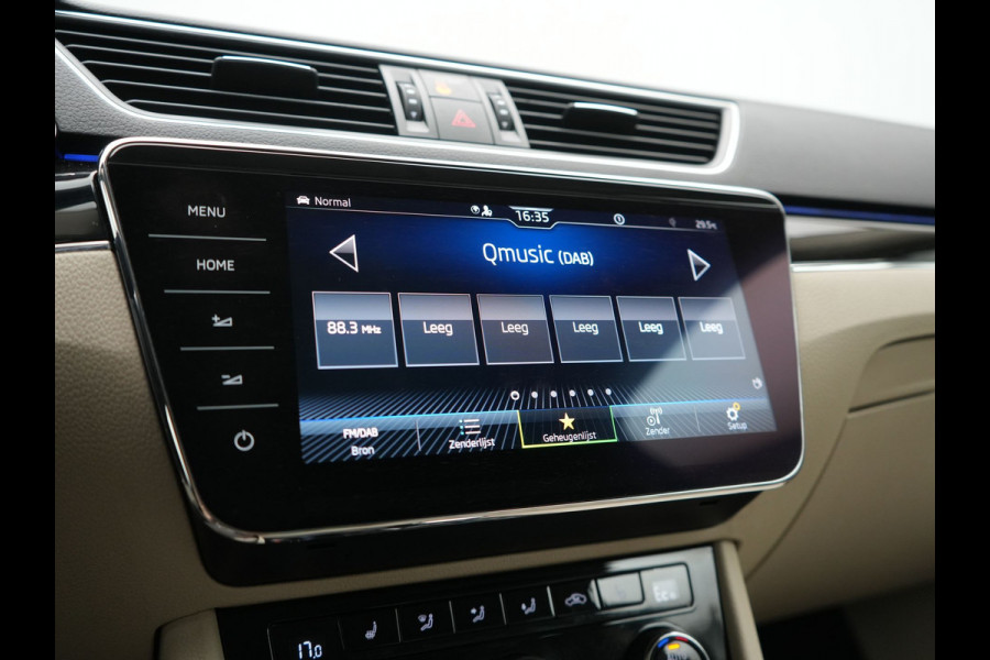 Škoda Superb Combi 1.4 TSI iV Laurin & Klement PHEV 218pk Dealer O.H. | Trekhaak Af Fabriek | Adaptive Cruise | Camera | Lederen Comfortzetels Memory & Verwarmd | Stuur Verwarmd | Canton Audio | Blis | Keyless | Apple Carplay | Crystal LED | Navigatie | DAB | Plug In Hybrid |