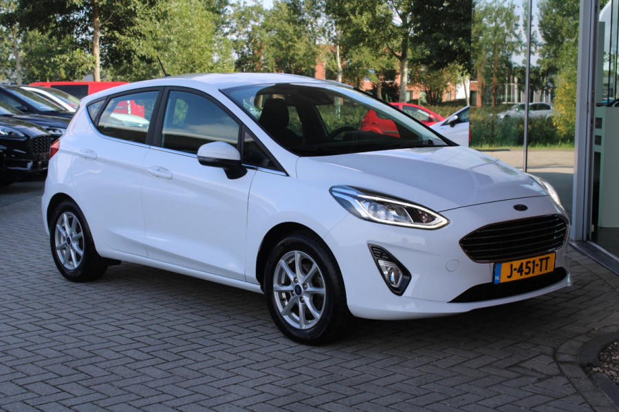Ford Fiesta 1.0 EcoBoost Titanium | Automaat | Climate control | Scherm | Keyless entry | Elektrisch inkapbare spiegels | Cruise control