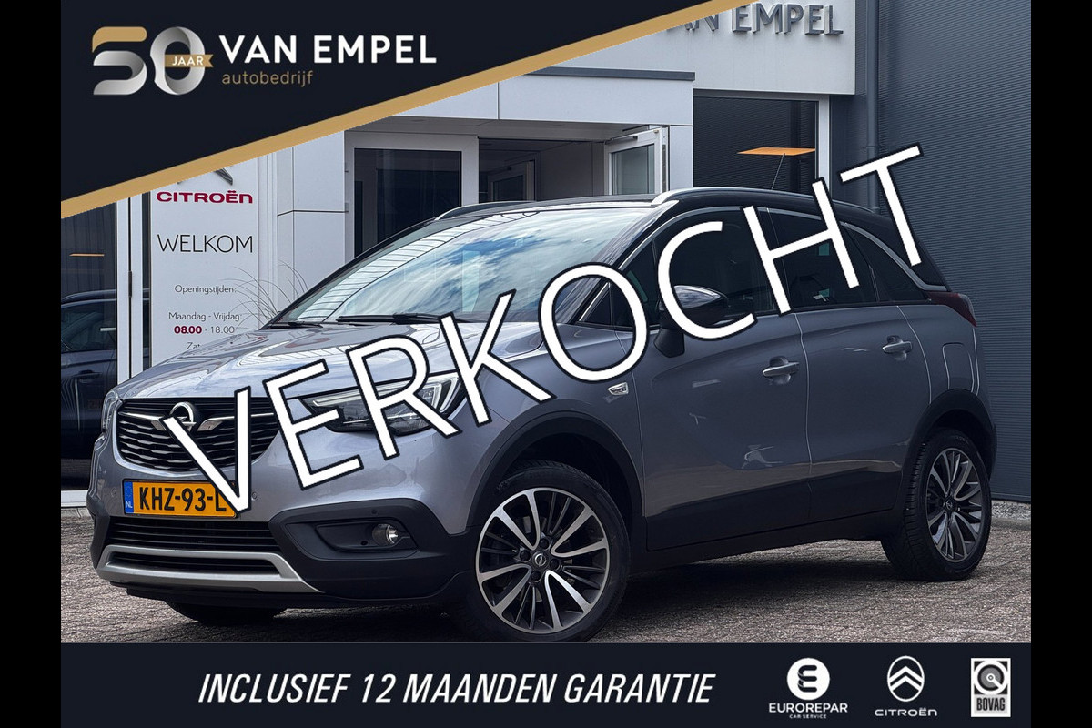 Opel Crossland X 1.2 Turbo Ultimate | Distributieriem vervangen | Automaat | Winter Pack | PDC voor + achter | Navi by App