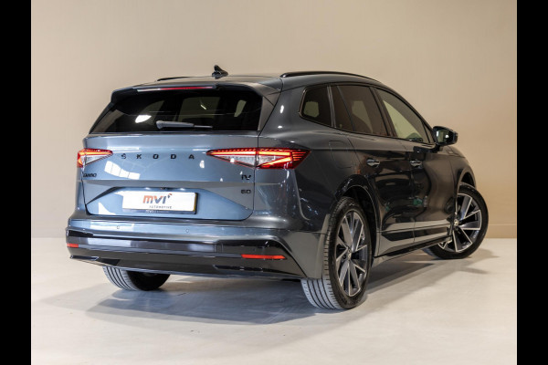 Škoda ENYAQ iV 60 Founders Edition Black Sportline SoH 92% / 179pk / Panorama dak / Achteruitrij camera / Memory stoelen /