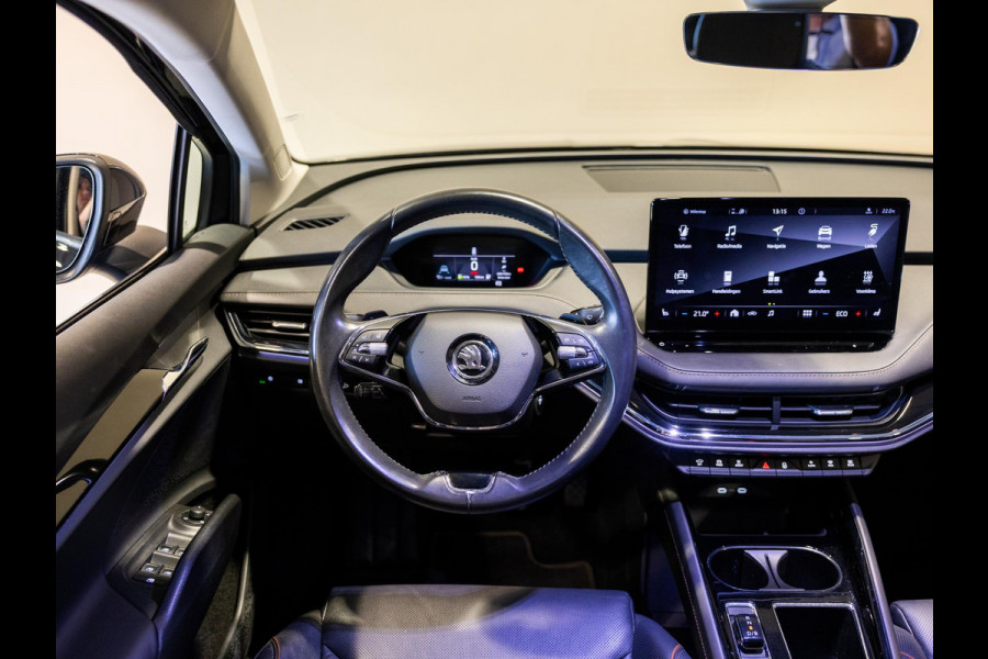Škoda ENYAQ iV 80 SOH 94% / 204pk / Trekhaak / Dodehoek herkenning / Leder /