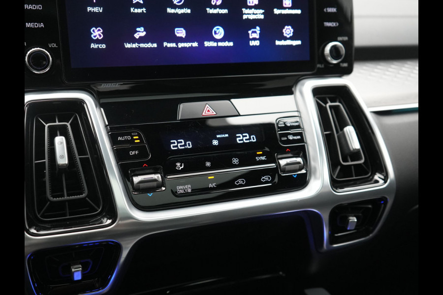 Kia Sorento 1.6 T-GDI 4WD ExecutiveLine PHEV 265pk | Trekhaak Afn. | Panodak | Head Up | Adaptive Cruise | 360 Camera | Bose Audio | Lederen Sportstoelen Memory & Ventilatie | Stoelen & Stuur Verwarmd | Blis | Keyless | Apple Carplay | Plug In Hybrid |