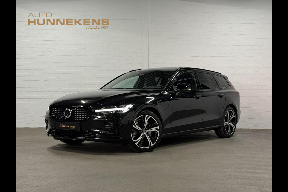 Volvo V60 2.0 T6 Plug-in hybrid AWD Plus Dark Open dak | Harman/Kardon | Adapt. cruise | 360 camera | Verwarmde voorruit | Stuur-/Stoelverwarming | Google | Keyless