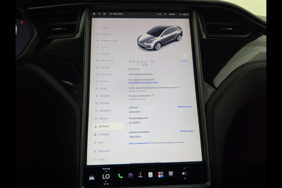 Tesla Model X 75D Base [ 7-Pers. ] [3-Fase-17kW] {SoH-84%} (INCL-BTW) Aut. *PANO-WINDOW | AUTOPILOT | LEATHER-FABRIC | NAVI-FULLMAP | FULL-LED | AIRSUSPENSION | DIGI-COCKPIT | CCS-FASTLOADER | KEYLESS | DAB+ | HEATED-SPORTSEATS | PRIVACY-GLASS | 20"A