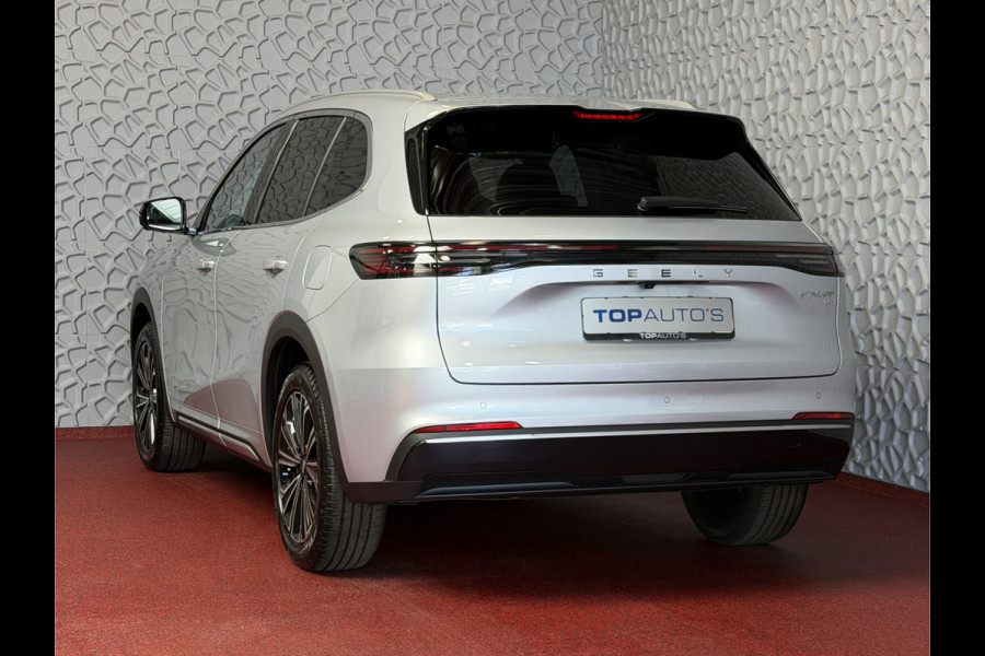 GEELY Starray EM-i MAX+ PHEV LONG RANGE NIEUWE AUTO | 29,8 kWh ACCU | 136 KM WLTP | PANORAMADAK | STOELVERWARMING/KOELING | LEER | MET MASSAGE