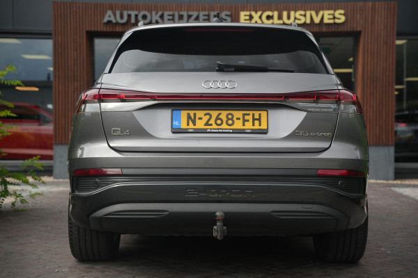 Audi Q4 e-tron 35 Launch edition Advanced 55 kWh Verkeersbord detectie Koplampreiniging Trekhaak uitklapbaar DAB Parkeersensoren voor en achter 20"L.M.