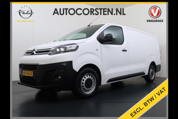Citroën Jumpy 2.0HDI 120 XL L3 Ecc Cruise Control Dodehoek Assist Bluetooth Regen-Lichtsensor Pdc Betonplex Vloer Wandbetimmering Schuifdeur 1e Eigenaar Origineel Nederlandse Auto