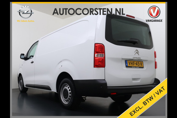 Citroën Jumpy 2.0HDI 120 XL L3 Ecc Cruise Control Dodehoek Assist Bluetooth Regen-Lichtsensor Pdc Betonplex Vloer Wandbetimmering Schuifdeur 1e Eigenaar Origineel Nederlandse Auto