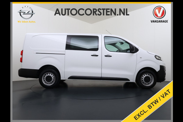 Citroën Jumpy 2.0HDI 120 XL L3 Ecc Cruise Control Dodehoek Assist Bluetooth Regen-Lichtsensor Pdc Betonplex Vloer Wandbetimmering Schuifdeur 1e Eigenaar Origineel Nederlandse Auto