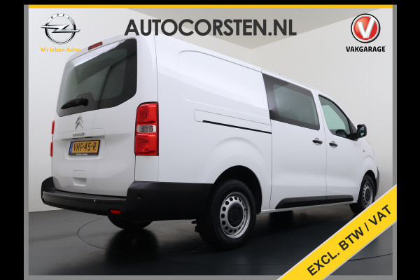 Citroën Jumpy 2.0HDI 120 XL L3 Ecc Cruise Control Dodehoek Assist Bluetooth Regen-Lichtsensor Pdc Betonplex Vloer Wandbetimmering Schuifdeur 1e Eigenaar Origineel Nederlandse Auto