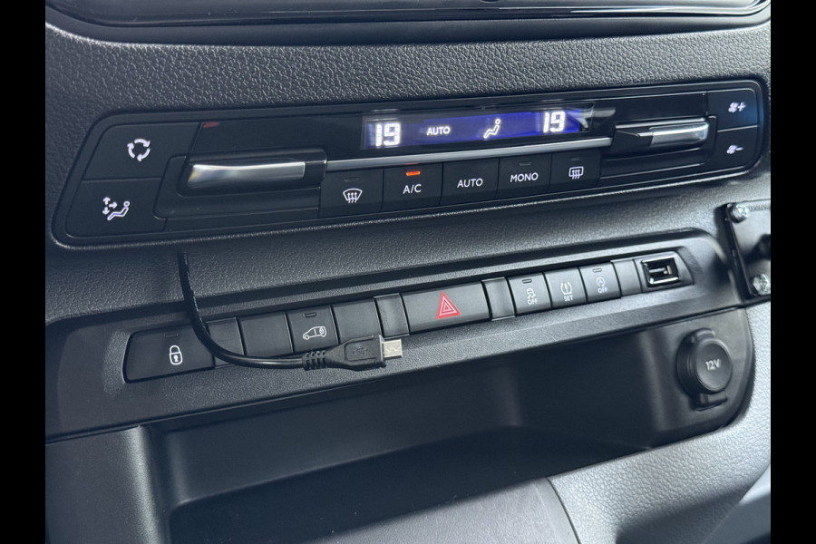 Citroën Jumpy 2.0HDI 120 XL L3 Ecc Cruise Control Dodehoek Assist Bluetooth Regen-Lichtsensor Pdc Betonplex Vloer Wandbetimmering Schuifdeur 1e Eigenaar Origineel Nederlandse Auto