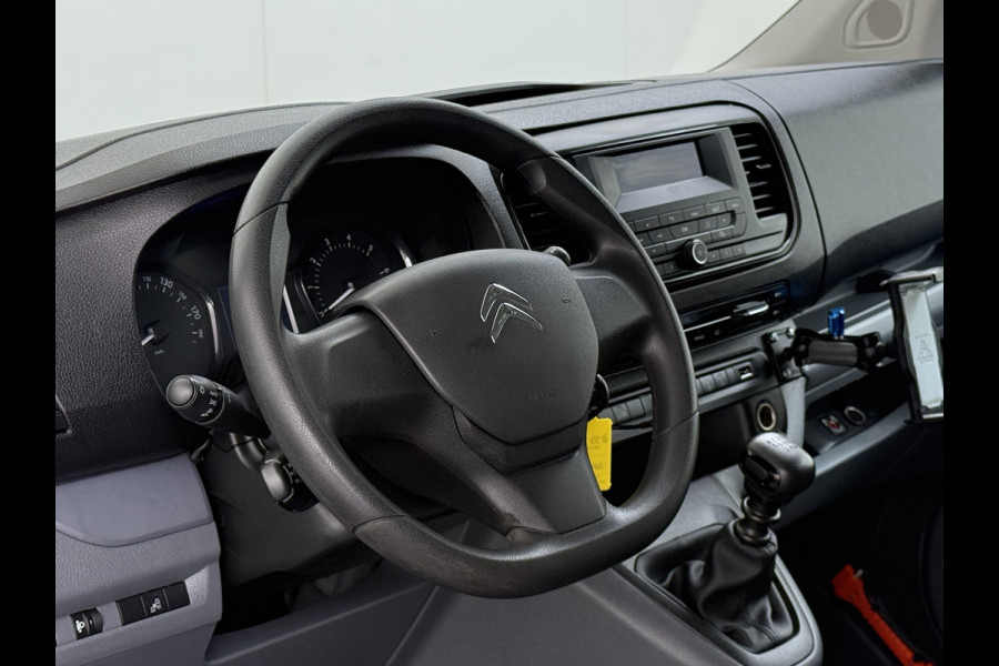 Citroën Jumpy 2.0HDI 120 XL L3 Ecc Cruise Control Dodehoek Assist Bluetooth Regen-Lichtsensor Pdc Betonplex Vloer Wandbetimmering Schuifdeur 1e Eigenaar Origineel Nederlandse Auto