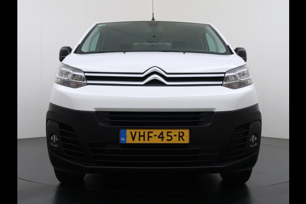 Citroën Jumpy 2.0HDI 120 XL L3 Ecc Cruise Control Dodehoek Assist Bluetooth Regen-Lichtsensor Pdc Betonplex Vloer Wandbetimmering Schuifdeur 1e Eigenaar Origineel Nederlandse Auto