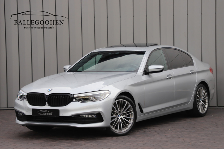 BMW 5 Serie 520i High Executive Aut8 | 184PK | Panoramadak | Sfeerverlichting | Comfortstoelen + Memory | Vol leder | Zonnenschermen | Camer