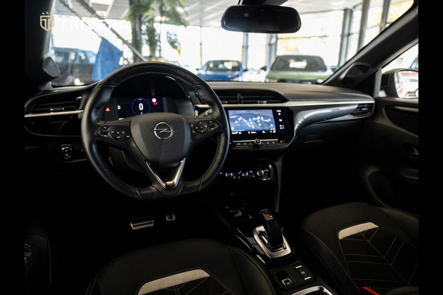 Opel CORSA-E Ultimate 50 kWh 136PK l SoH 96% l NAV l 180° CAMERA l 1st eig.l BTW Auto l Keyless entry l Dealer onderh.l ALS NIEUW