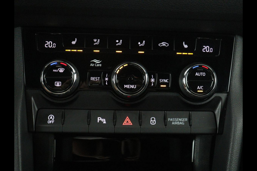 Škoda Kodiaq 1.5 TSI Sportline Business | Leder/alcantara | Memory | Cruise control | Stuur/stoel verwarming | Canton Sound | Carplay | Carplay | Camera | Park assist | Trekhaak | Elektrische achterklep