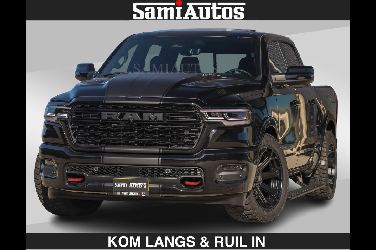 Dodge Ram LIMITED 2027 5.7 V8 HEMI | MAXIMAAL UITGERUST | DUBBELE CABINE | 5 PERSOONS | DC | Allernieuwste Limited uitvoering – volledig uitgerust met alle opties.