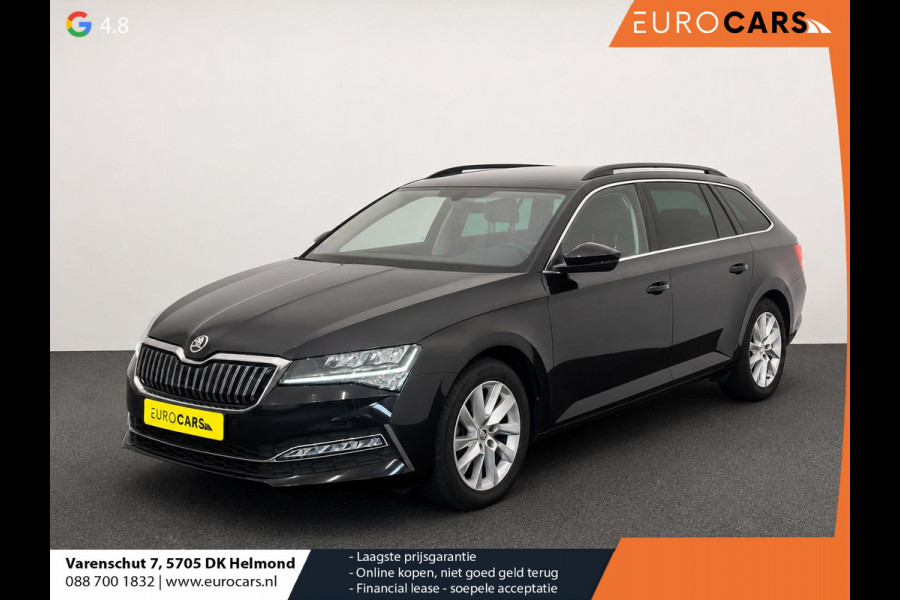 Škoda Superb Combi 1.4 TSI iV Business Edition PHEV Automaat Navigatie Stoelverwarming Voor en Achter Draadloze Telefoonlader Stuurverwarming Cruise Control Elektrisch Verstelbare Stoelen Apple CarPlay