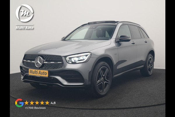 Mercedes-Benz GLC 300e 4MATIC Business Solution AMG PHEV 313pk Dealer O.H. | Trekhaak Af Fabriek | Panodak | Multi Beam LED | Alcantara Sportstoelen Verwarmd | Blis | Camera | Keyless | Sfeerverlichting | Apple Carplay | Navigatie | DAB | Cruise Control | Plug In Hybrid |
