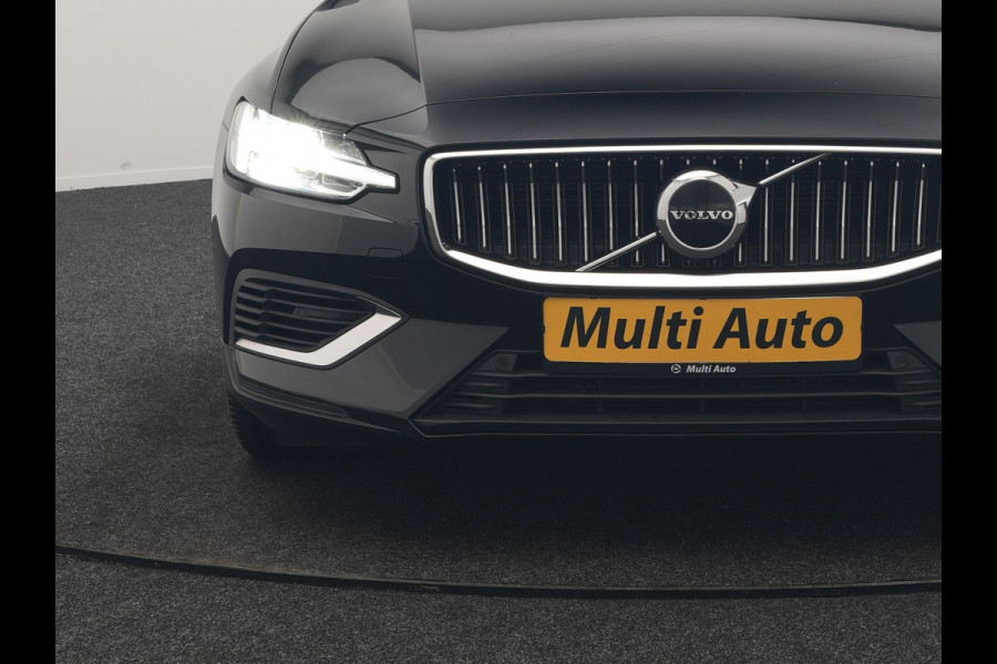 Volvo V60 T6 AWD Plus Bright PHEV 350pk Dealer O.H | Trekhaak Af Fabriek | Adaptive Cruise | Camera | Lederen Sportstoelen Memory & Verwarmd | Apple Carplay | Keyless | Google Assistant & Maps | Stuurverwarming | Pilot Assist | Virtual | Navigatie | DAB | 18"L.M | Plug In Hybrid |