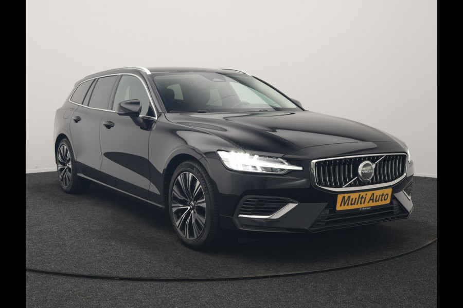 Volvo V60 T6 AWD Plus Bright PHEV 350pk Dealer O.H | Trekhaak Af Fabriek | Adaptive Cruise | Camera | Lederen Sportstoelen Memory & Verwarmd | Apple Carplay | Keyless | Google Assistant & Maps | Stuurverwarming | Pilot Assist | Virtual | Navigatie | DAB | 18"L.M | Plug In Hybrid |