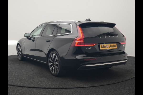 Volvo V60 T6 AWD Plus Bright PHEV 350pk Dealer O.H | Trekhaak Af Fabriek | Adaptive Cruise | Camera | Lederen Sportstoelen Memory & Verwarmd | Apple Carplay | Keyless | Google Assistant & Maps | Stuurverwarming | Pilot Assist | Virtual | Navigatie | DAB | 18"L.M | Plug In Hybrid |