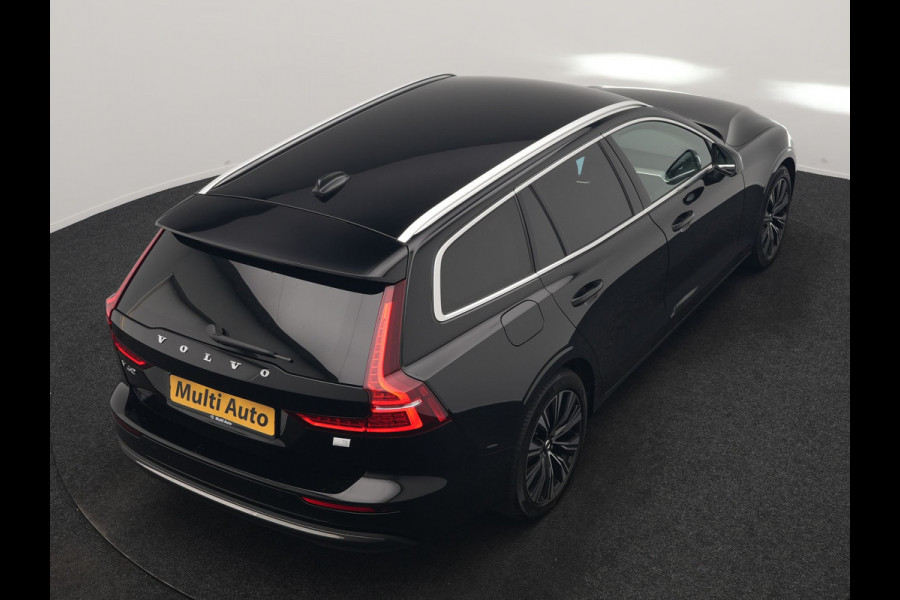 Volvo V60 T6 AWD Plus Bright PHEV 350pk Dealer O.H | Trekhaak Af Fabriek | Adaptive Cruise | Camera | Lederen Sportstoelen Memory & Verwarmd | Apple Carplay | Keyless | Google Assistant & Maps | Stuurverwarming | Pilot Assist | Virtual | Navigatie | DAB | 18"L.M | Plug In Hybrid |