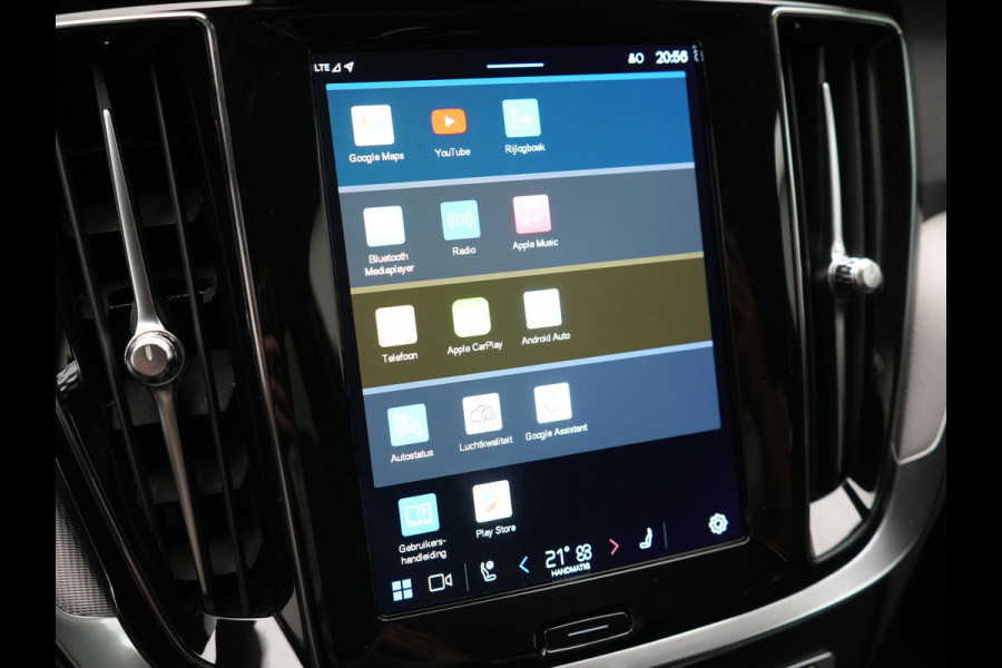 Volvo V60 T6 AWD Plus Bright PHEV 350pk Dealer O.H | Trekhaak Af Fabriek | Adaptive Cruise | Camera | Lederen Sportstoelen Memory & Verwarmd | Apple Carplay | Keyless | Google Assistant & Maps | Stuurverwarming | Pilot Assist | Virtual | Navigatie | DAB | 18"L.M | Plug In Hybrid |