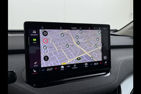 Škoda ENYAQ iV 80 204PK SOH 91% Verlichte Grille Trekhaak Stoel+Stuurverwarming 3-Zone Ecc Camera Apple Carplay Android Auto Navi Sport Pakket Led Matrix Rijstrooksensor Isofix Keyless 1.000KG Trekgewicht Origineel Nederlandse Auto