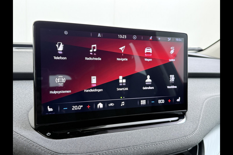 Škoda ENYAQ iV 80 204PK SOH 91% Verlichte Grille Trekhaak Stoel+Stuurverwarming 3-Zone Ecc Camera Apple Carplay Android Auto Navi Sport Pakket Led Matrix Rijstrooksensor Isofix Keyless 1.000KG Trekgewicht Origineel Nederlandse Auto