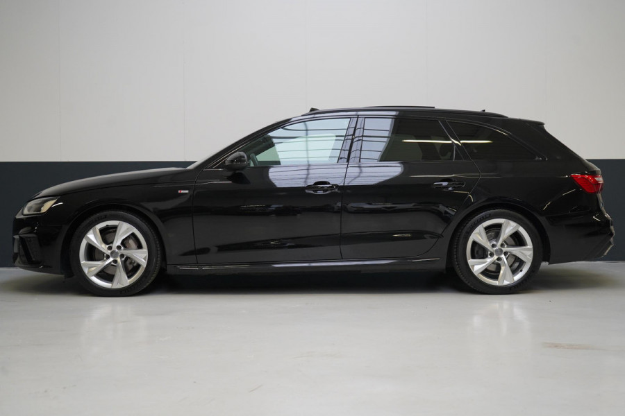 Audi A4 Avant 40 TFSI S edition Competition | Zwart optiek | Panoramadak | Trekhaak | Adaptive | Carplay | Camera | Leder | Sportstoelen