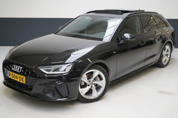 Audi A4 Avant 40 TFSI S edition Competition | Zwart optiek | Panoramadak | Trekhaak | Adaptive | Carplay | Camera | Leder | Sportstoelen