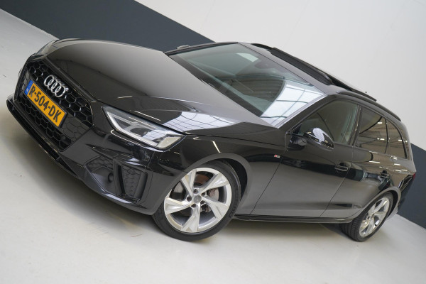 Audi A4 Avant 40 TFSI S edition Competition | Zwart optiek | Panoramadak | Trekhaak | Adaptive | Carplay | Camera | Leder | Sportstoelen