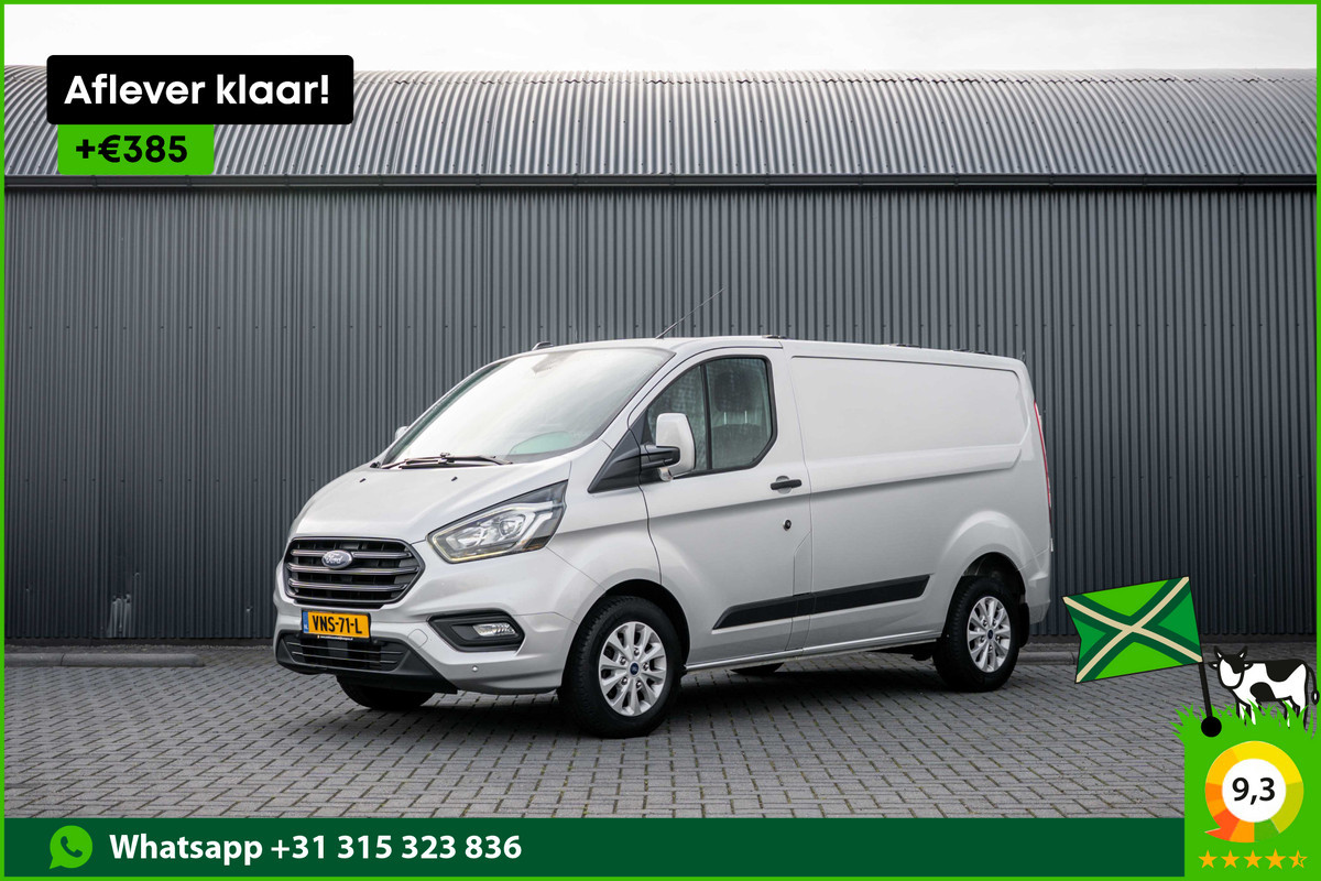 Ford Transit Custom 2.0 EcoBlue L1H1 | Automaat | 1e Eigenaar | Limited | Camera | Cruise | PDC | Airco | Trekhaak
