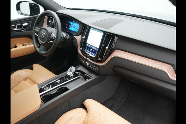 Volvo XC60 T6 AWD Plus Dark LONG RANGE PHEV 350pk Dealer O.H. | Trekhaak Af Fabriek | Panodak | Adaptive Cruise | 360 Camera | Nappa Lederen Sportstoelen Memory & Ventilatie | Blis | Keyless | Stoelen & Stuur Verwarmd | Google Assistent | Apple Carplay  Plug In Hybrid |