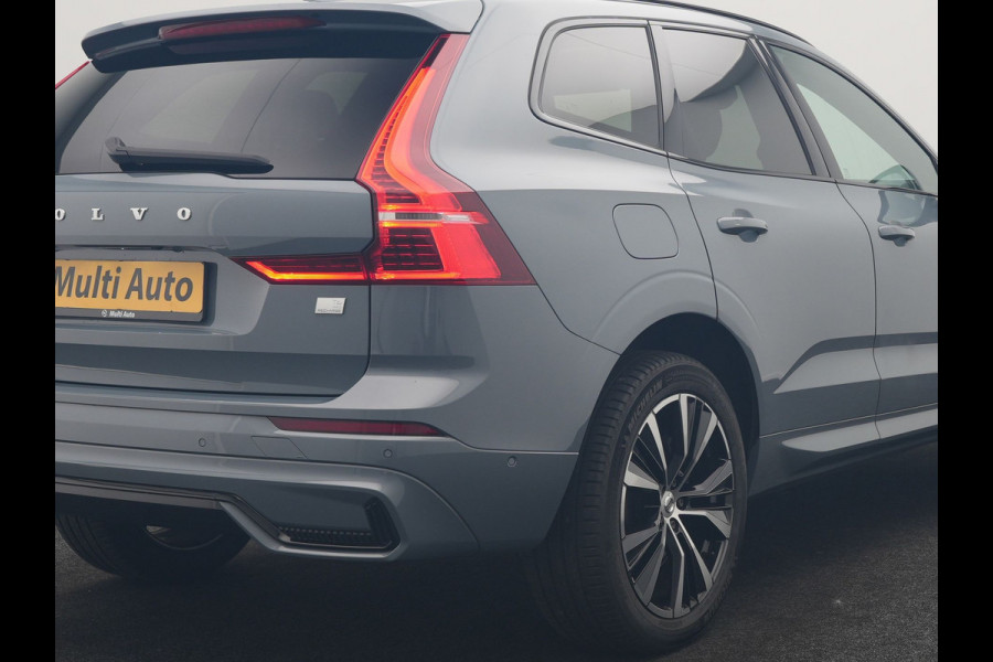 Volvo XC60 T6 AWD Plus Dark LONG RANGE PHEV 350pk Dealer O.H. | Trekhaak Af Fabriek | Panodak | Adaptive Cruise | 360 Camera | Nappa Lederen Sportstoelen Memory & Ventilatie | Blis | Keyless | Stoelen & Stuur Verwarmd | Google Assistent | Apple Carplay  Plug In Hybrid |