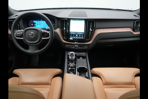 Volvo XC60 T6 AWD Plus Dark LONG RANGE PHEV 350pk Dealer O.H. | Trekhaak Af Fabriek | Panodak | Adaptive Cruise | 360 Camera | Nappa Lederen Sportstoelen Memory & Ventilatie | Blis | Keyless | Stoelen & Stuur Verwarmd | Google Assistent | Apple Carplay  Plug In Hybrid |